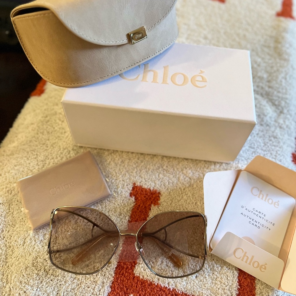 Chloe CE135S Gold Metal Frame